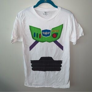 Disney Buzz Lightyear Costume Graphic Tee - White, Green, Purple, Black